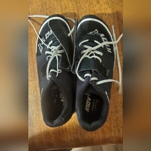 Inov-8 Black and White Athletic Shoes